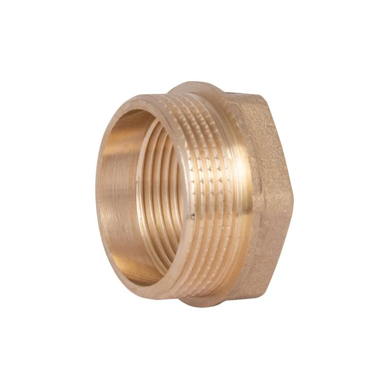 Футорка 1 1/2"x1 1/4" латунна Золотистий для водопроводу