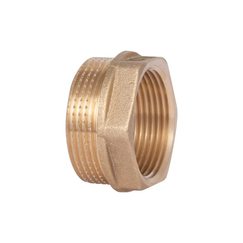Футорка 1 1/2"x1 1/4" латунна Золотистий для водопроводу