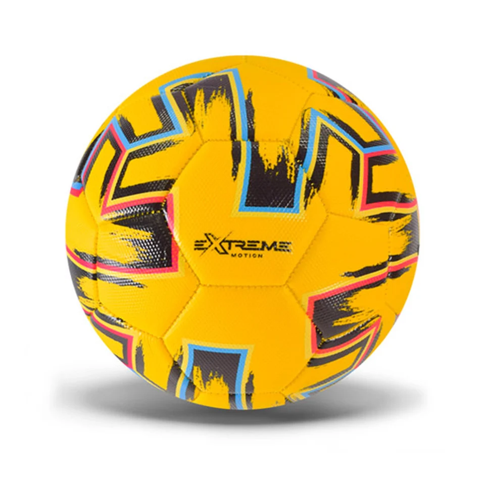 Футбольний м'яч №5 жовтий PVC 320 г