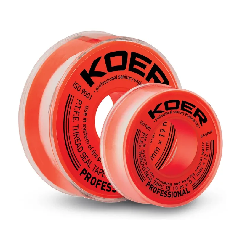 Фум-стрічка Koer STP-11 PRO 15м x 19мм Тефлонова для водопроводу