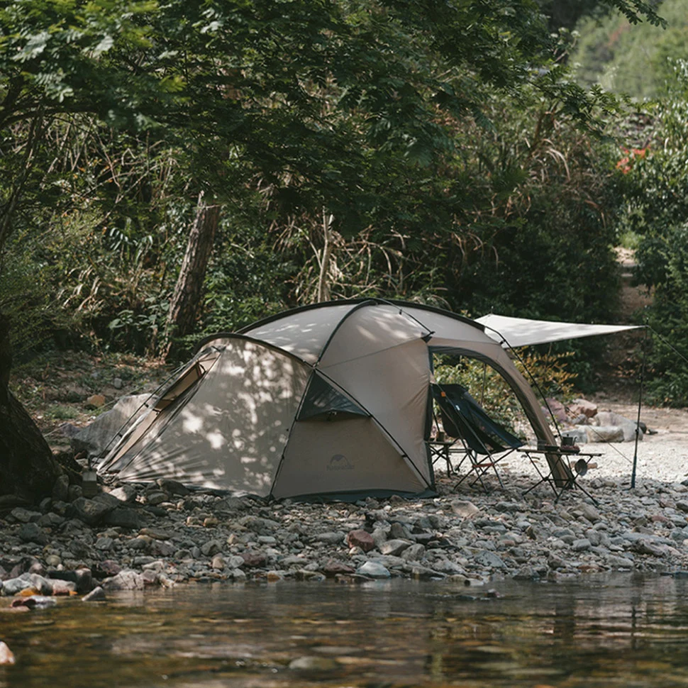 Палатка двухместная Naturehike Shandi CNK2300ZP017 360x230x145 см полиэстер серый