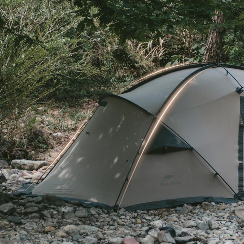Палатка двухместная Naturehike Shandi CNK2300ZP017 360x230x145 см полиэстер серый