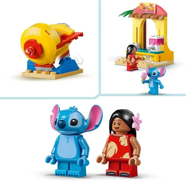 Конструктор LEGO Disney Веселощі на пляжі 113 деталей пластик різнобарвний модель 43280