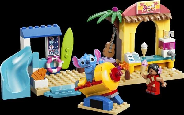 Конструктор LEGO Disney Веселощі на пляжі 113 деталей пластик різнобарвний модель 43280