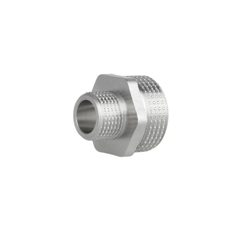 Ніпель редукційний 1" х 1/2" Thermo Alliance Forte нікельована латунь