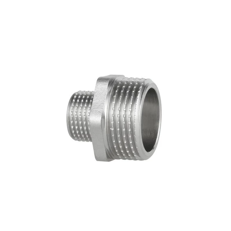 Ніпель редукційний 1" х 1/2" Thermo Alliance Forte нікельована латунь