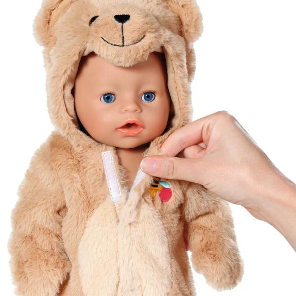 Комбінезон для ляльки Baby Born 43 см ведмедик високоякісний матеріал