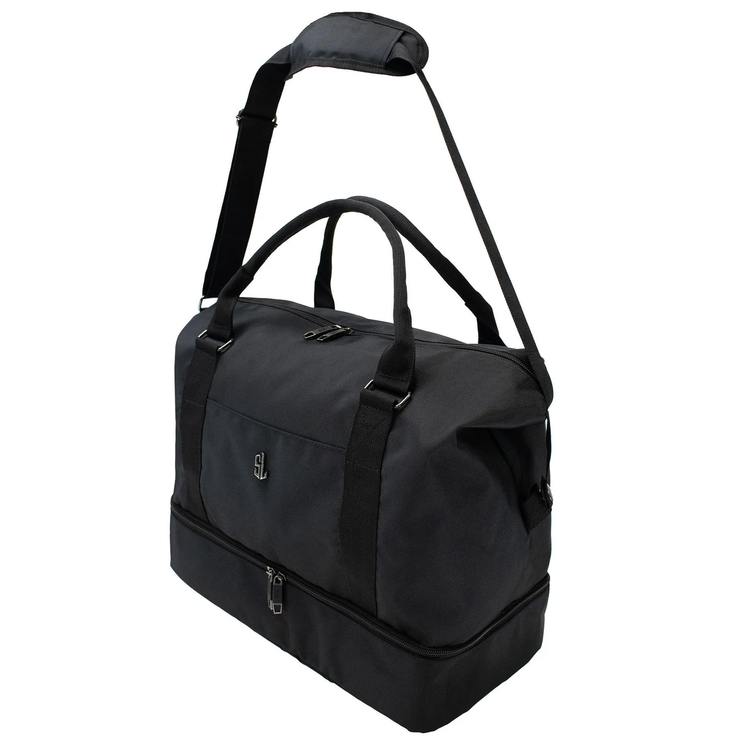 Дорожня сумка Semi Line 24 Black 24 л 600D Polyester PVC 44х25х20 см чорна