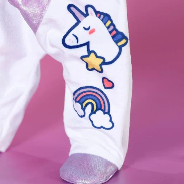 Комбінезон для ляльки Baby Born єдинорога 43 см високоякісні матеріали з крилами і хвостиком