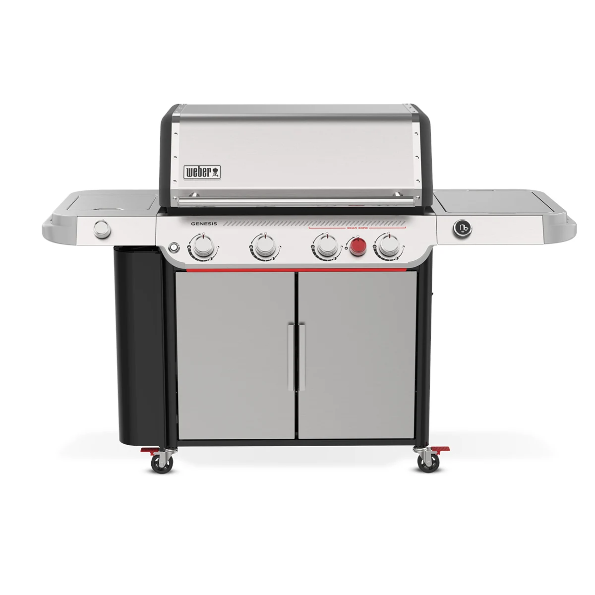 Газовий гриль Weber Genesis SP-435W 183х68,5х122 см нержавіюча сталь чорний