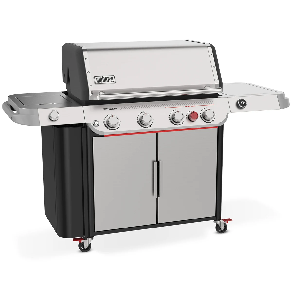 Газовий гриль Weber Genesis SP-435W 183х68,5х122 см нержавіюча сталь чорний