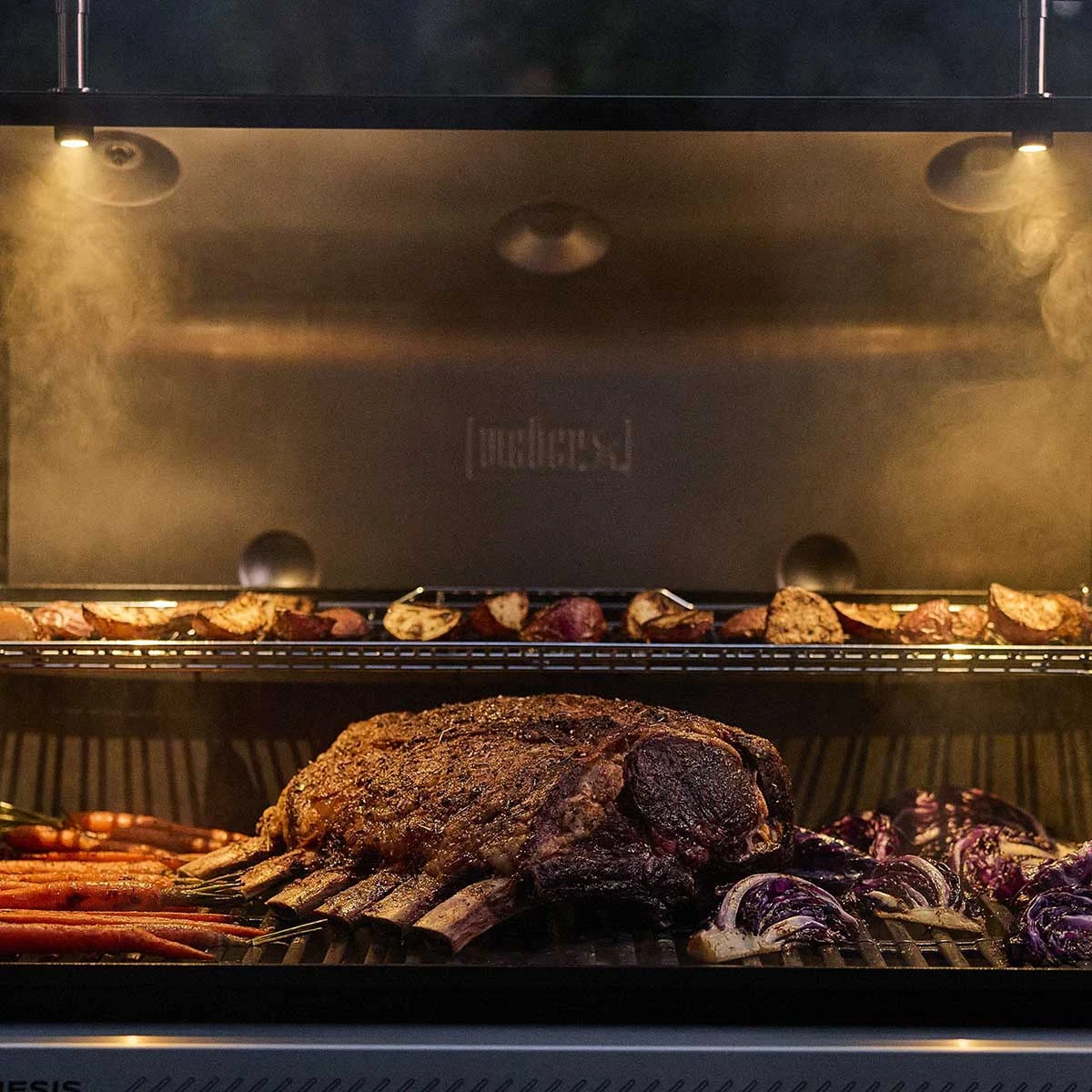 Газовий гриль Weber Genesis SP-435W 183х68,5х122 см нержавіюча сталь чорний
