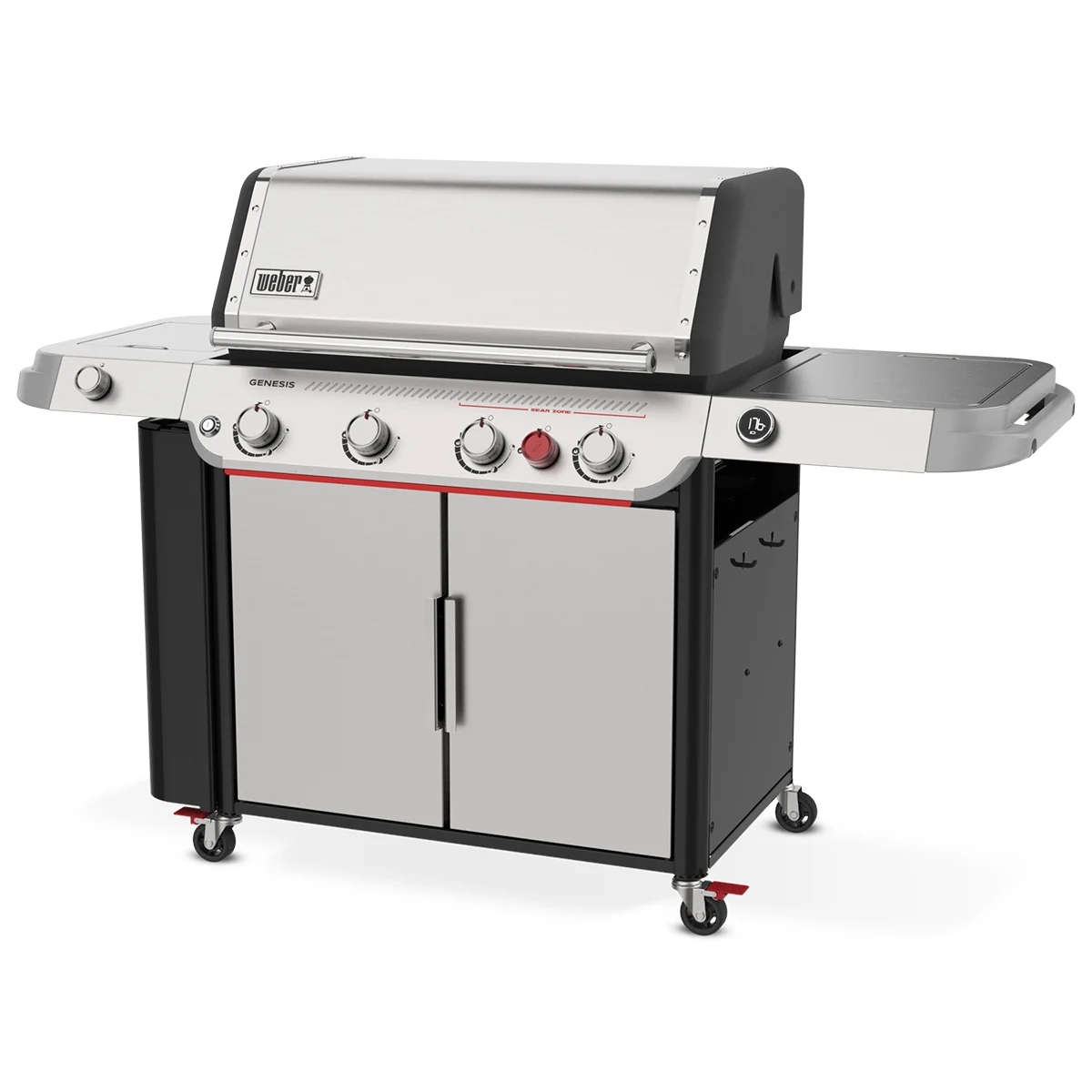 Газовий гриль Weber Genesis SP-435W 183х68,5х122 см нержавіюча сталь чорний