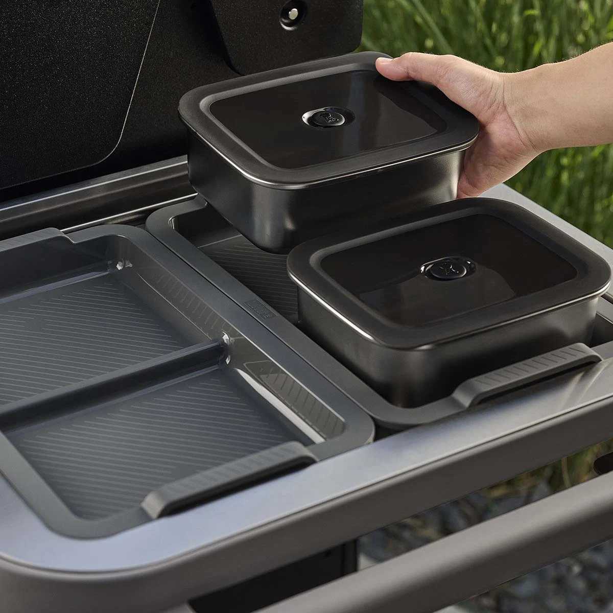 Газовий гриль Weber Genesis SP-435W 183х68,5х122 см нержавіюча сталь чорний