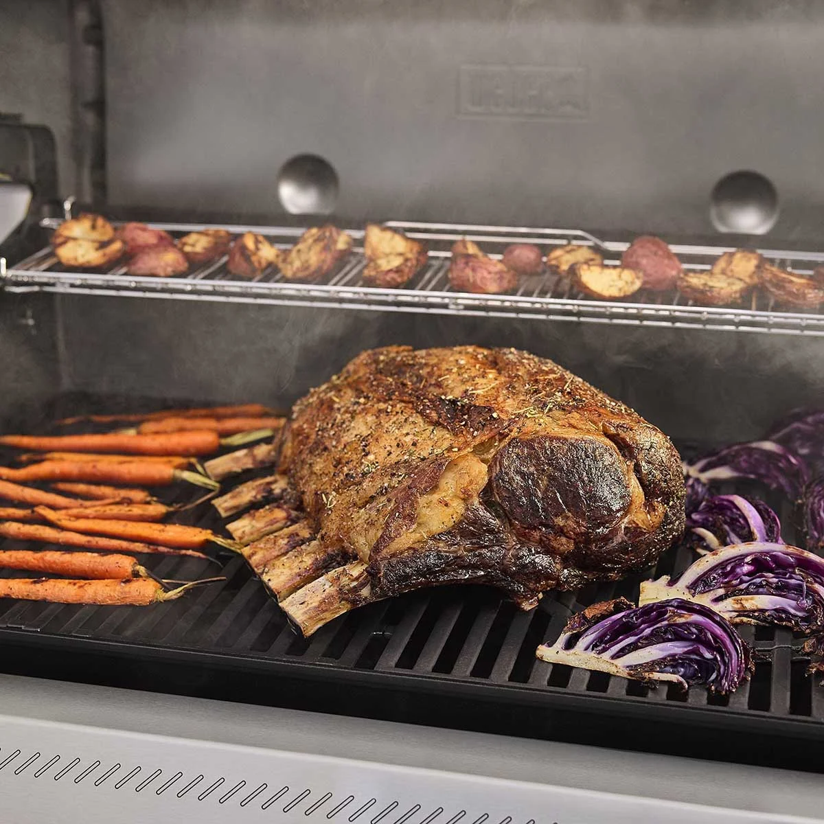Газовий гриль Weber Genesis SP-435W 183х68,5х122 см нержавіюча сталь чорний