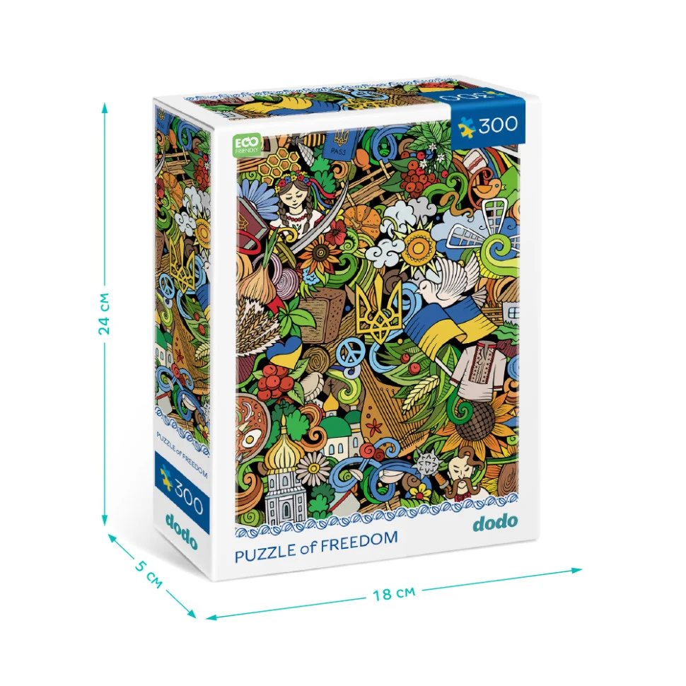 Пазл класичний Українське настрій 300 елементів картон 300х200 мм