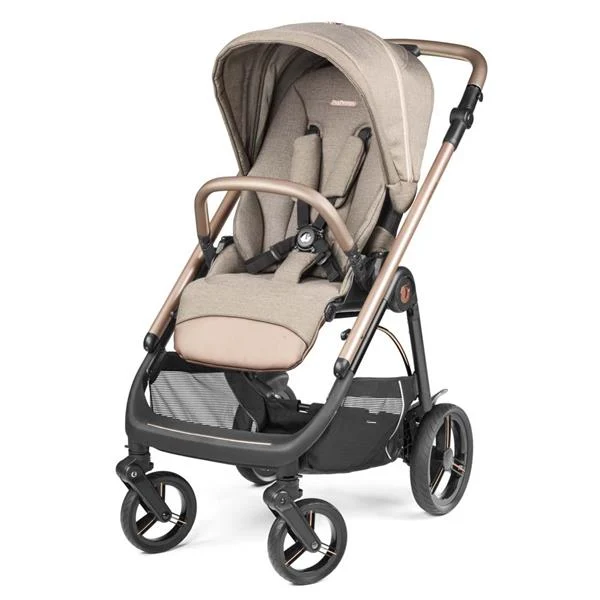 Прогулянкова коляска Peg-Perego Veloce 51x107x96,5 см еко-шкіра рожеве золото