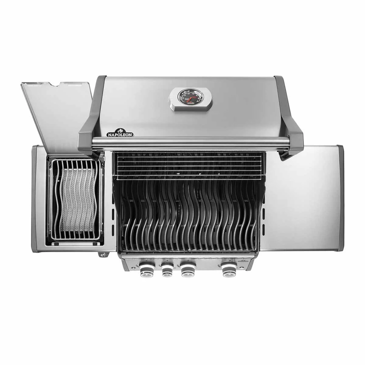 Газовий гриль Napoleon Rogue PRO 425 SIB нержавіюча сталь 140х64х123 см 68 кг