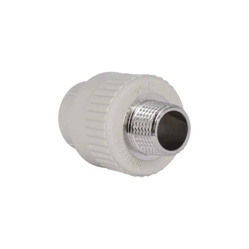 Муфта PPR 20x1/2" ЗР поліпропіленова біла