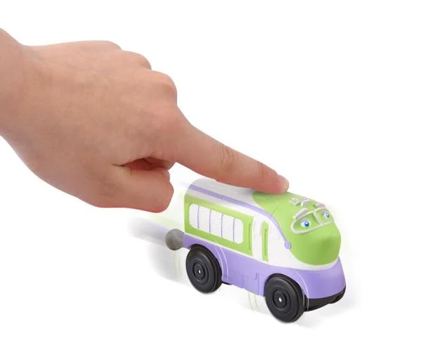 Паровозик на батарейках CHUGGINGTON Коко металевий 80х50 мм літі