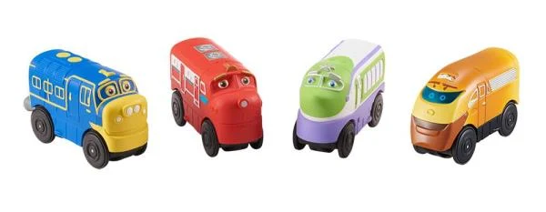 Паровозик на батарейках CHUGGINGTON Коко металевий 80х50 мм літі