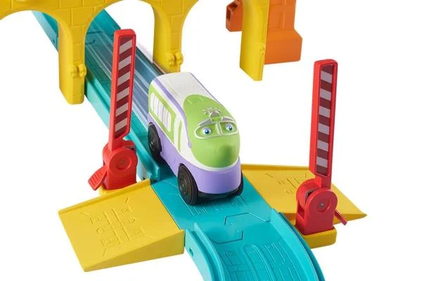Паровозик на батарейках CHUGGINGTON Коко металевий 80х50 мм літі
