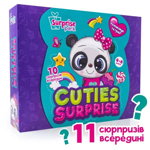 Набір для творчості Vladi Toys Улюбленці з сюрпризами 6-8 років фольга пластик картон