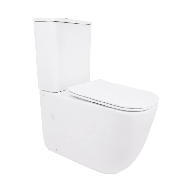 Унітаз підлоговий Qtap Aquarius Ultra Quiet 620х355х790 мм дюропласт білий Soft-close