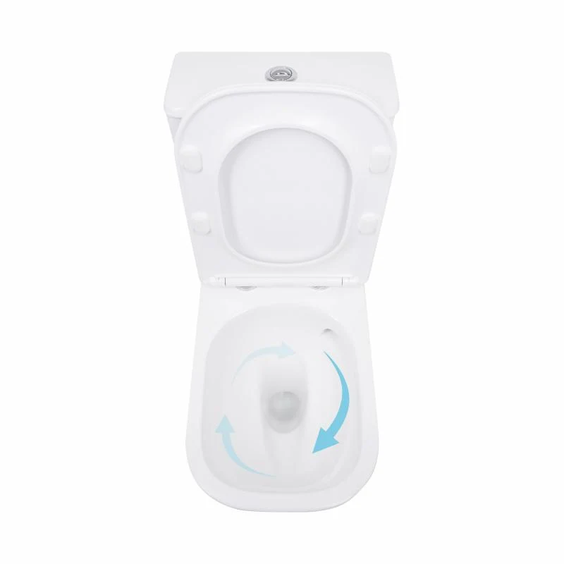 Унітаз підлоговий Qtap Aquarius Ultra Quiet 620х355х790 мм дюропласт білий Soft-close