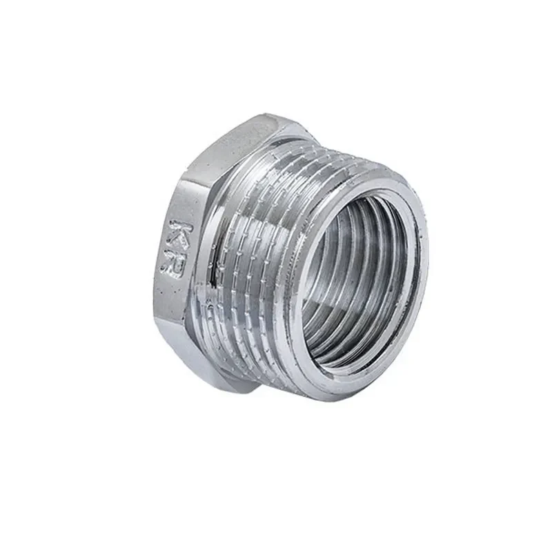 Футорка 3/4" х 1" внутрішня-зовнішня хром Koer KF.F0810.chr