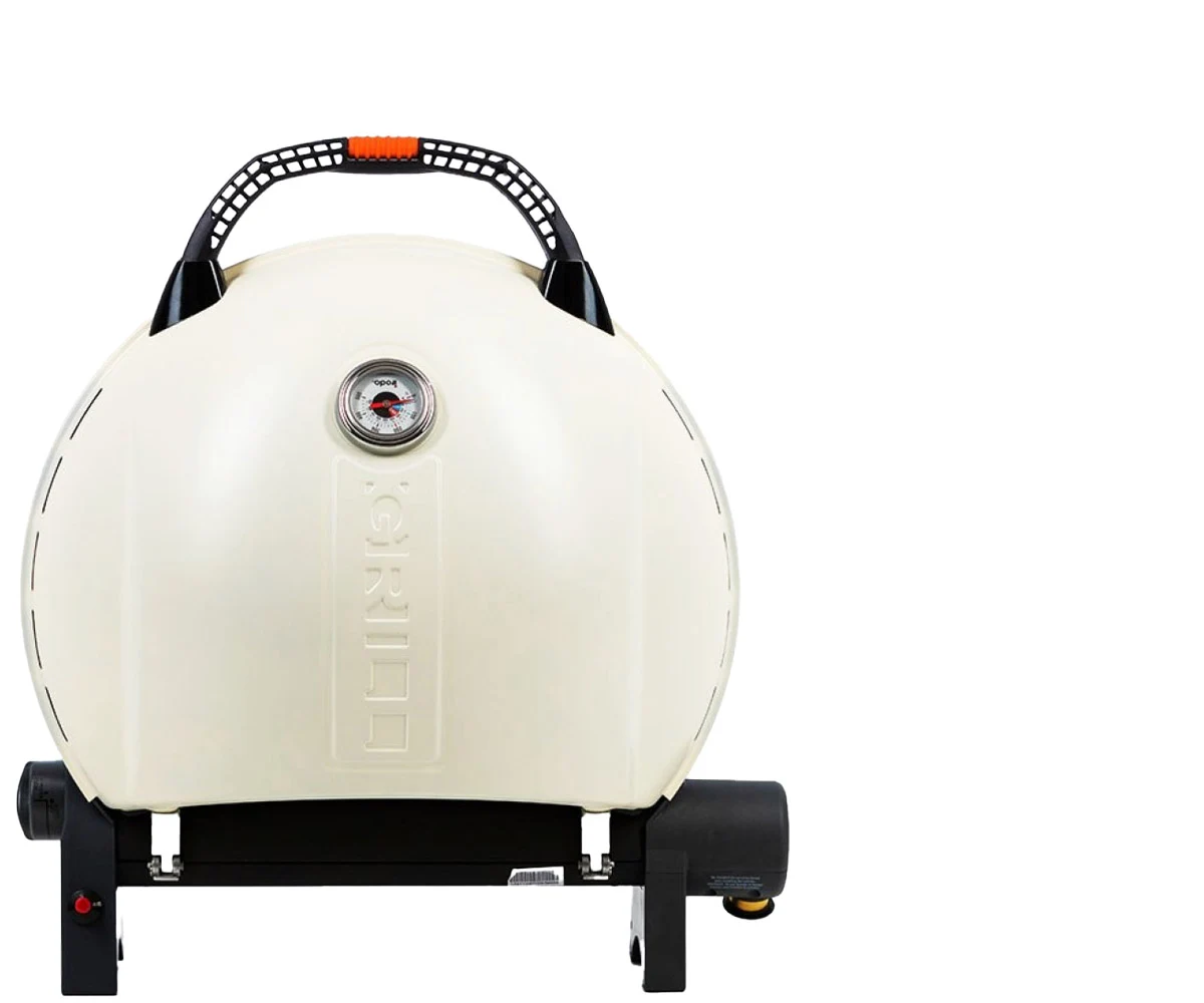 Газовий гриль O-GRILL 900 переносний 58,5x27,6x56,7 см металевий кремовий