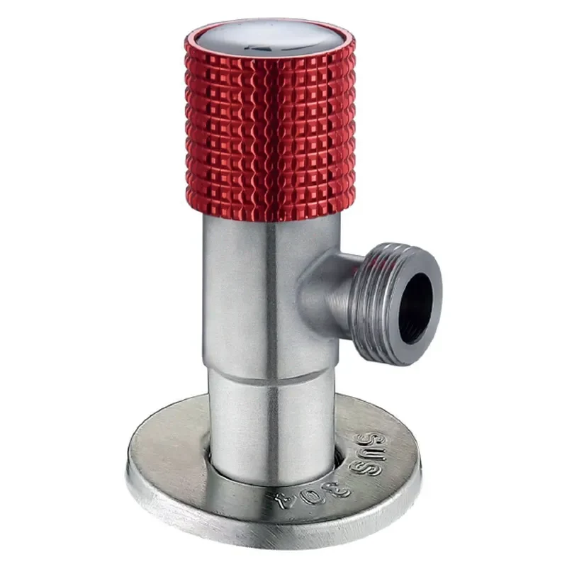Кран Mixxus VAL-09-1/2x1/2 червоний нержавіюча сталь SUS304