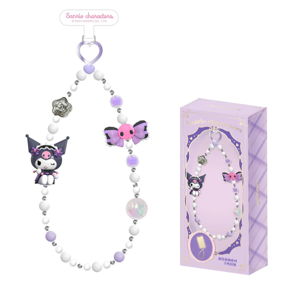 Цепочка для телефона Hello Kitty 15-18 см пластикова різнобарвна