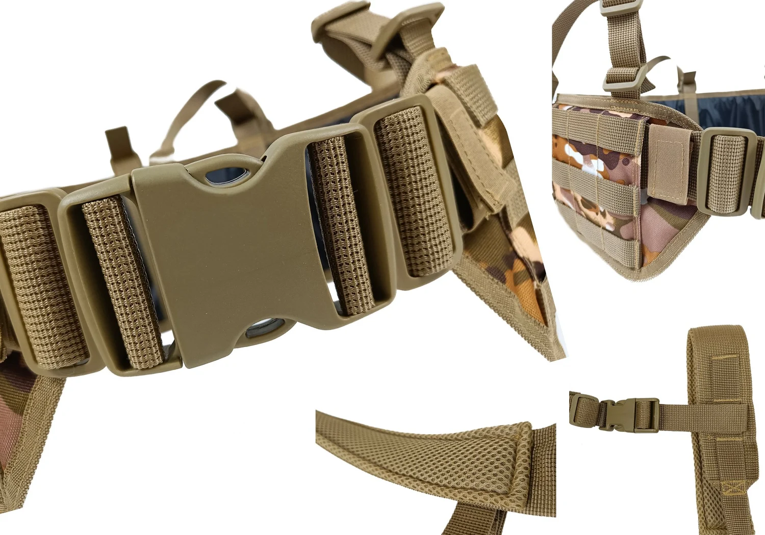 Тактичний пояс РПС Palianytsia Advanced MOLLE 85х16 см Cordura 1050 Multicam Arid