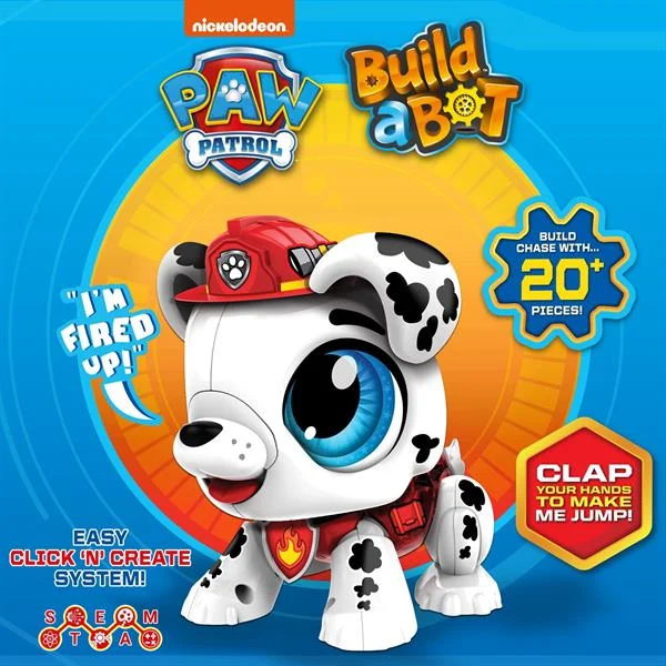 Інтерактивна іграшка Build a Bot Маршал зі звуками пластикова 15х13х10,5 см різнобарвна