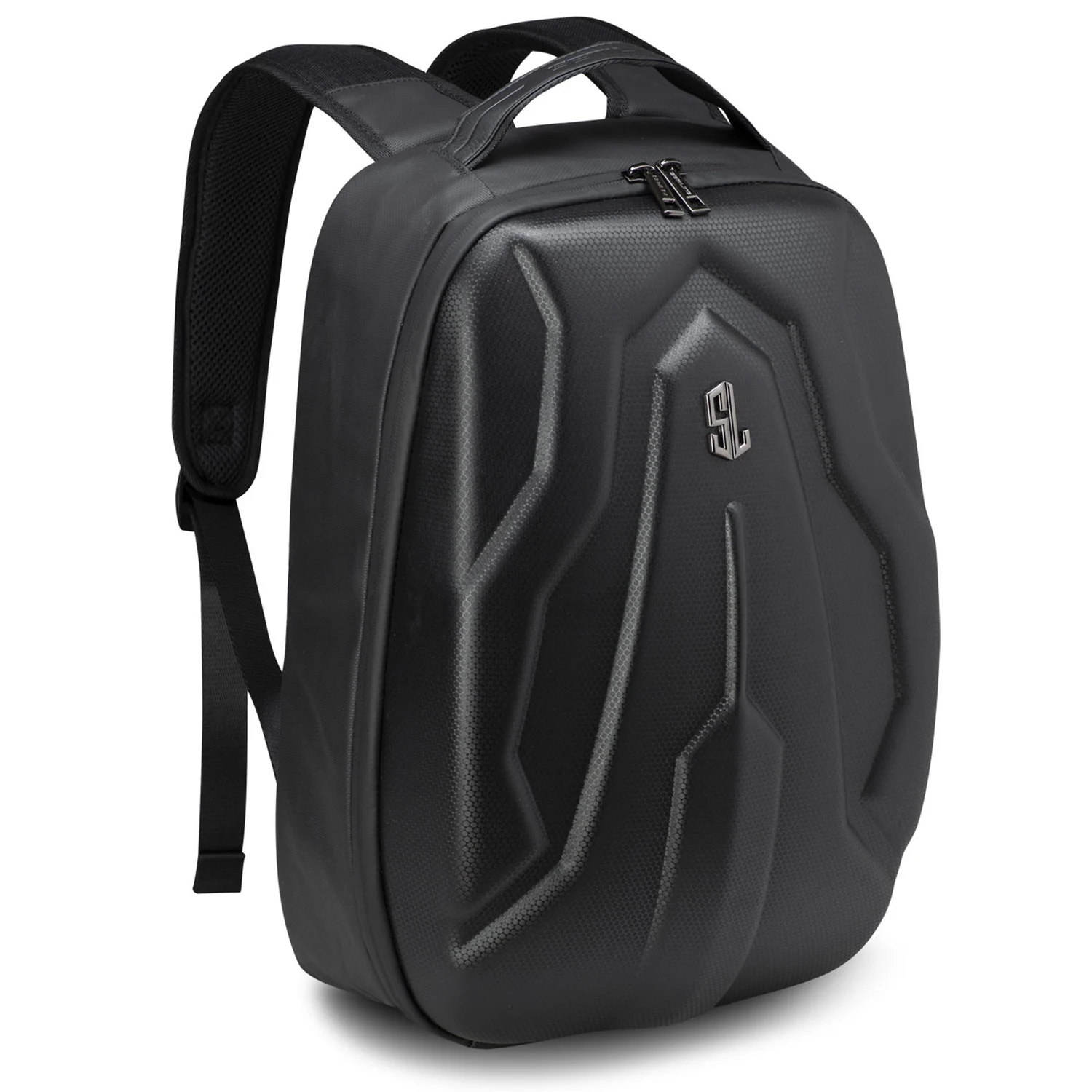Рюкзак міський Semi Line USB 16 16 л 1680D Поліестер Чорний