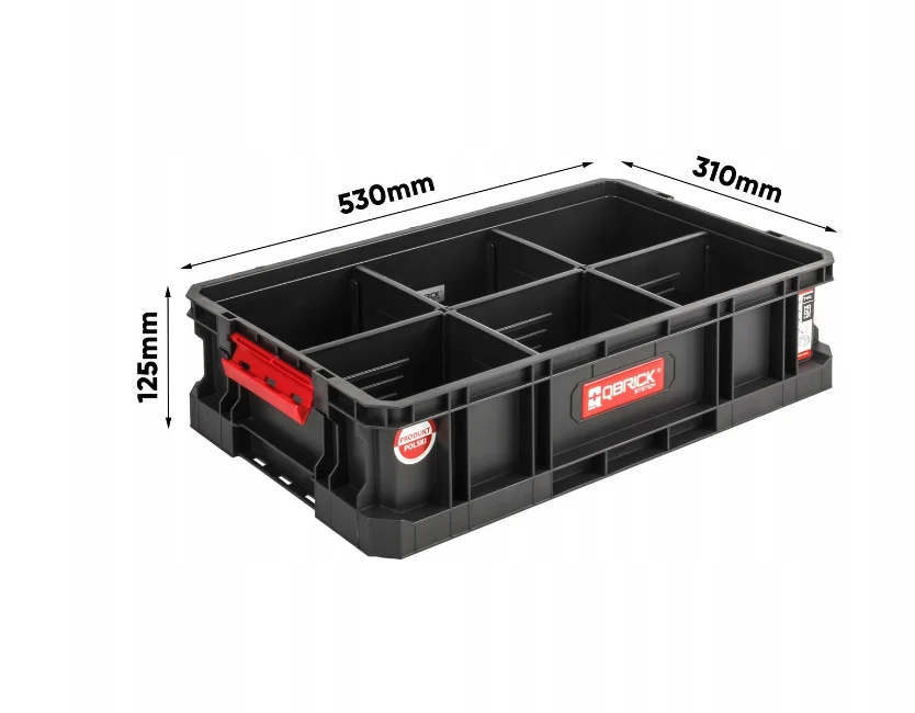 Ящик для інструментів Qbrick System TWO Box 100 Flex 530x295x130 мм Поліамід 14,3 л