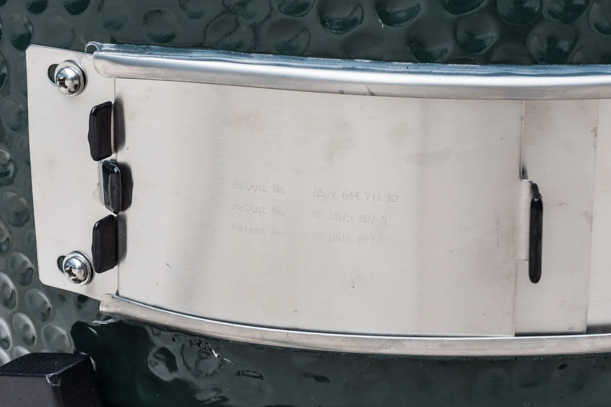 Заслонка нижня для грилів Big Green Egg M-L регулювання повітря нержавіюча сталь