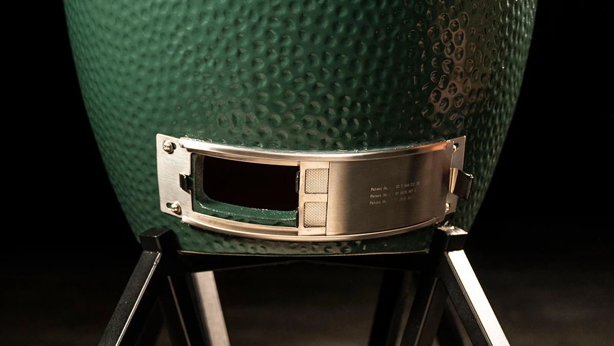Заслонка нижня для грилів Big Green Egg M-L регулювання повітря нержавіюча сталь