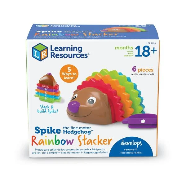 Пірамідка Learning Resources LER9105 Розвивальна 6 елементів Пластик Різнобарвний