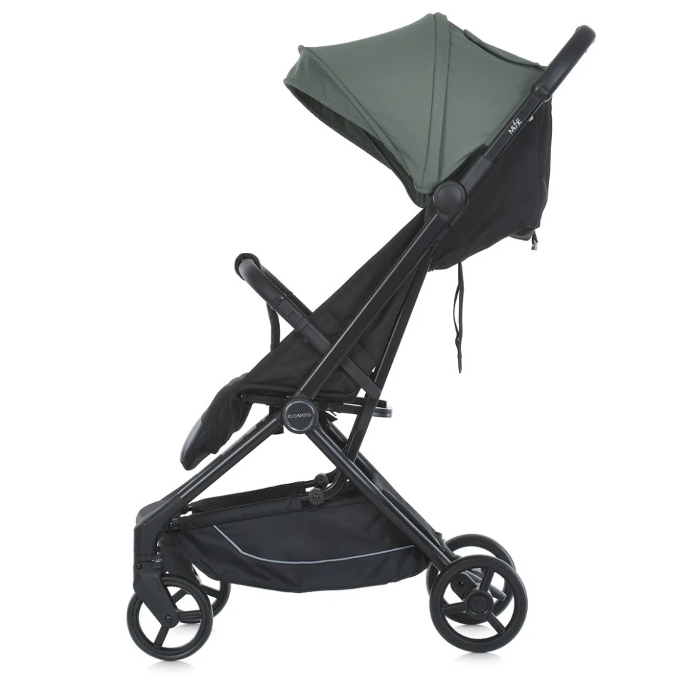 Прогулянкова коляска MUSE ME 1118 автоскладна алюмінієва 46,5x37x68 см Khaki Green