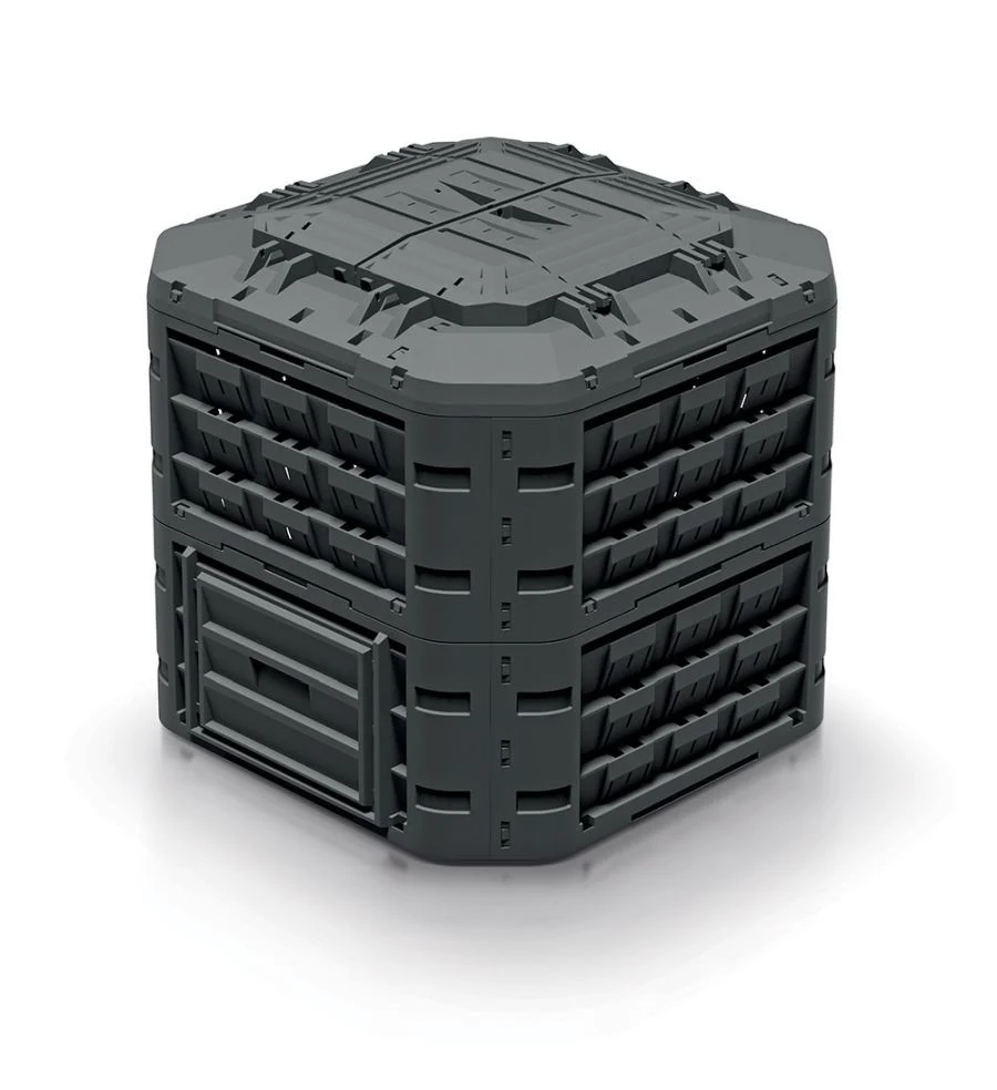 Компостер Prosperplast Compogreen Vario 650л-1250л пластик чорний