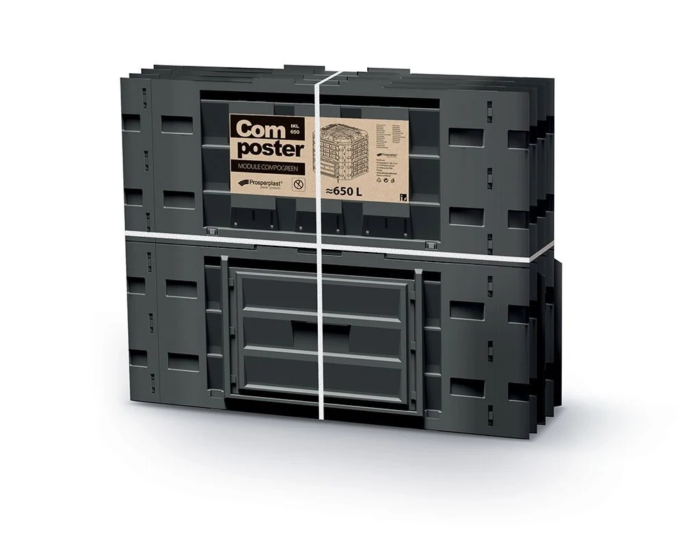 Компостер Prosperplast Compogreen Vario 650л-1250л пластик чорний