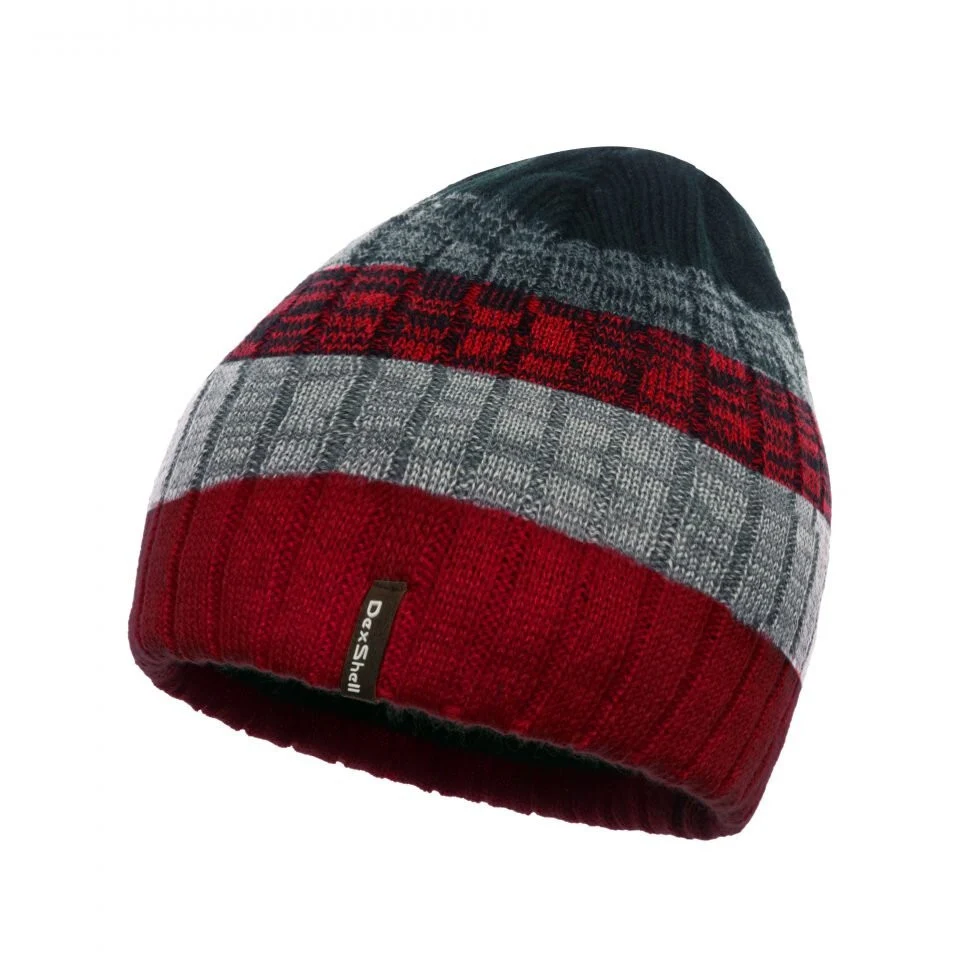 Шапка водонепроникна Dexshell Beanie Gradient мікрофліс акрил червоний