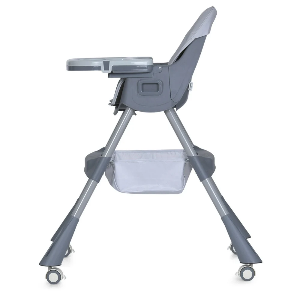 Стільчик для годування M 5722 20 кг сірий еко-шкіра 75х60х94 см