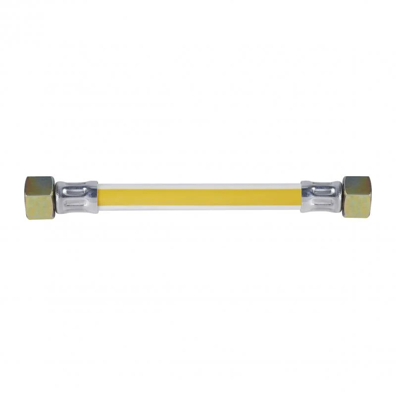 Шланг для газу 1/2" ВВ 300 см пластик білий SD090G300