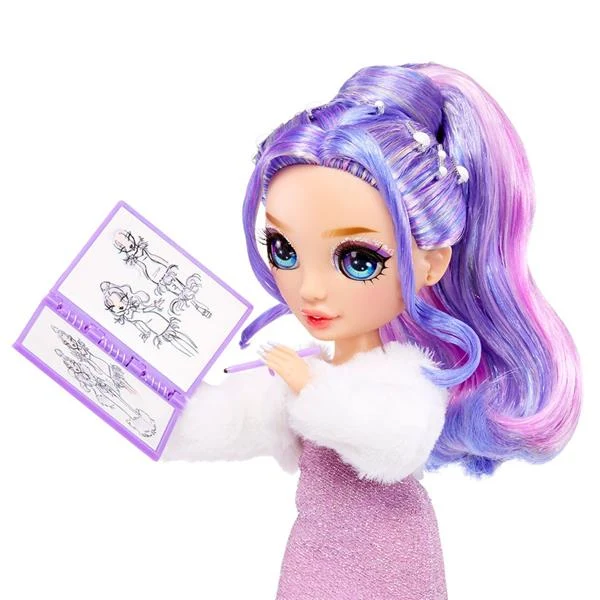 Лялька Rainbow High Fantastic Fashion Віолетта 28 см бузкова з аксесуарами