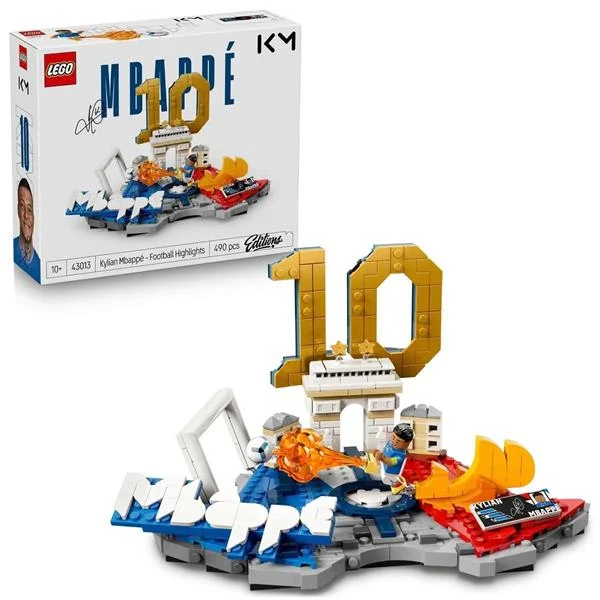 Конструктор LEGO Кіліан Мбаппе 490 деталей Пластик Футбол Різнобарвний