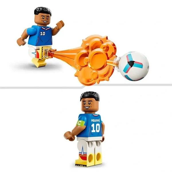 Конструктор LEGO Кіліан Мбаппе 490 деталей Пластик Футбол Різнобарвний
