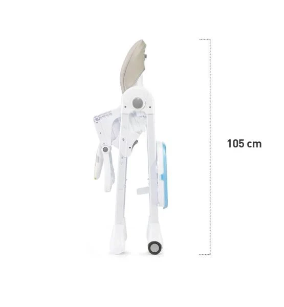 Стільчик для годування Kinderkraft Yummy 84,5х55,5х105 см поліпропілен рожевий